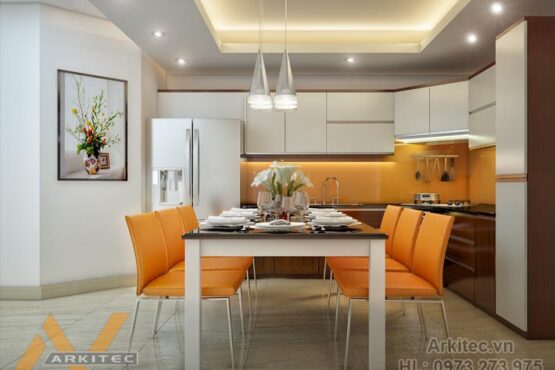 Giám sát thiết kế – thi công Nội thất Nhà lô (CĐT. Anh Sáng – Hà Nội)