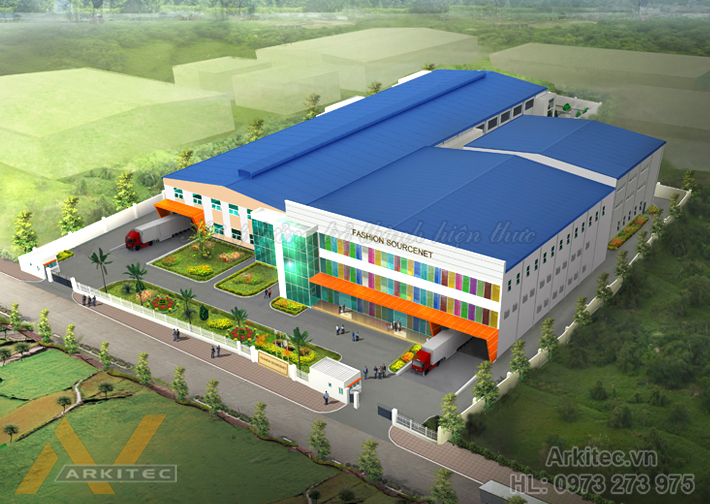 Giám sát thiết kế – thi công Nhà máy Fastion Sourcenet