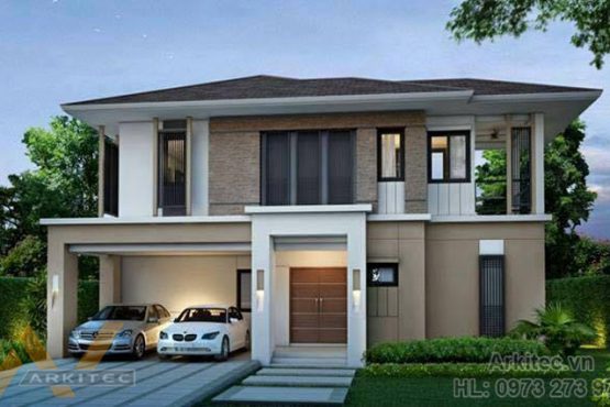 Giám sát thiết kế – thi công Biệt thự hiện đại BT18