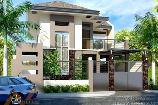 Giám sát thiết kế – thi công Biệt thự hiện đại BT15