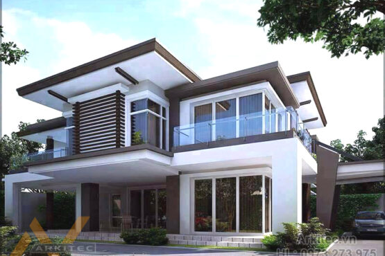 Giám sát thiết kế – thi công Biệt thự hiện đại BT13