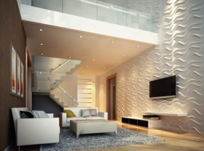 Tường 3D – xu hướng kiến trúc mới trong thiết kế nội thất