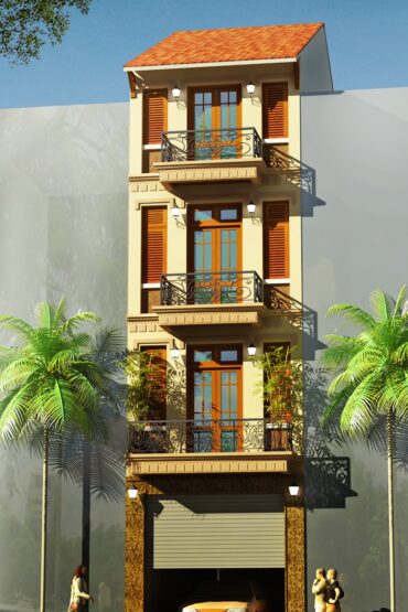GSTC Nhà Pháp cổ 5x20m
