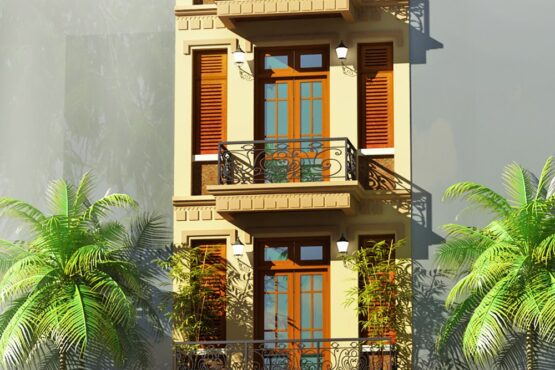 GSTC Nhà Pháp cổ 5x20m