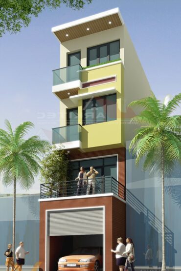 Giám sát thiết kế – thi công Nhà phố 3.6x15m