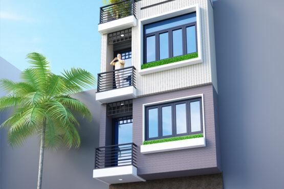 Giám sát thiết kế – thi công Nhà phố 5x12m