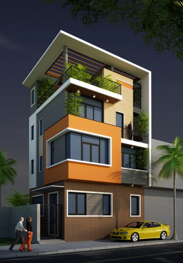 Thiết kế nhà phố 2020